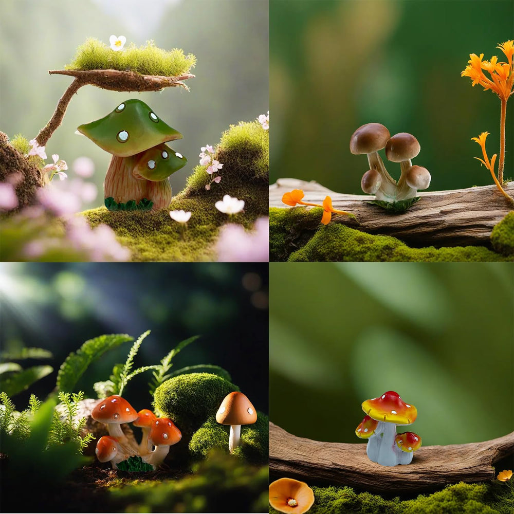 JKanruh mushrooms beside coin to show scale and compact convenience