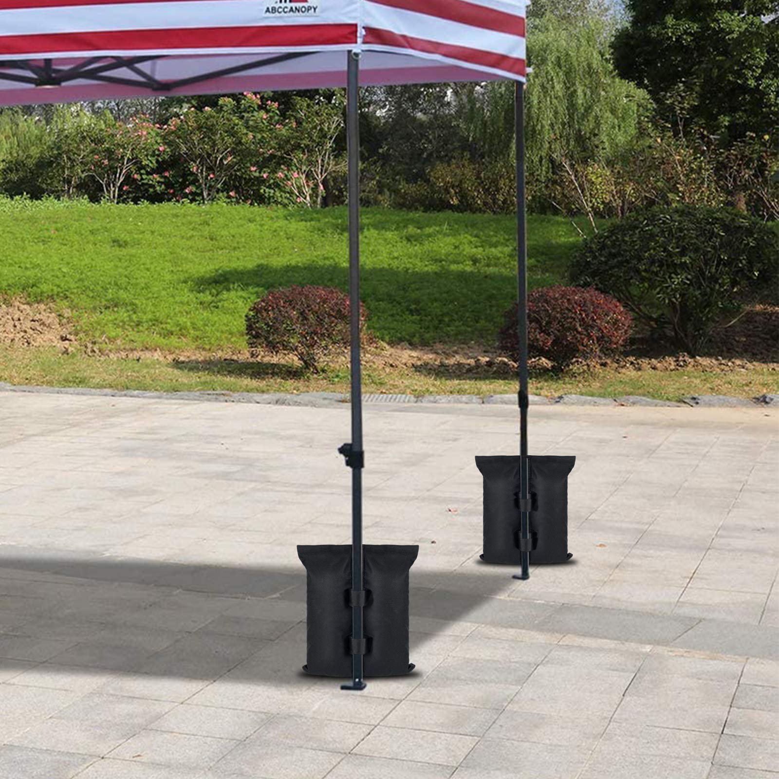 Jorohiker canopy setup at an outdoor event illustrating dependable stabilization
