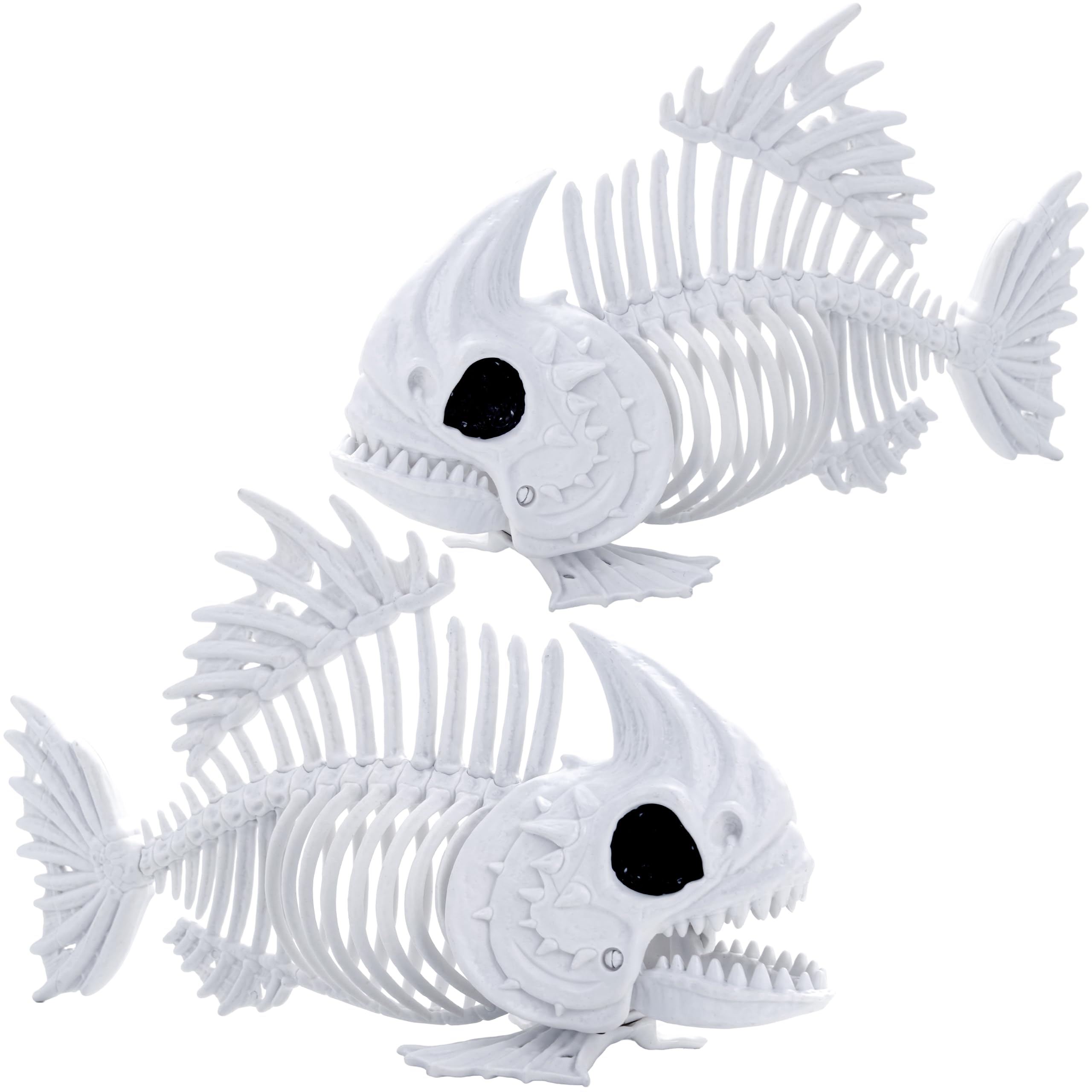 JOYIN front view of two fish skeletons showing full shape and glow benefit