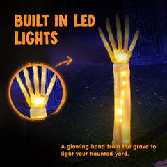 JOYIN arm detail highlighting textured plastic bones for realistic effect