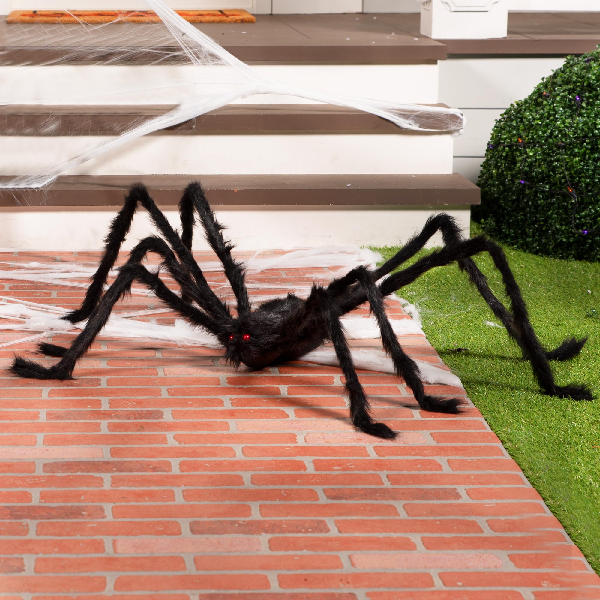 JOYIN spider in indoor haunted-room setup adding immersive atmosphere