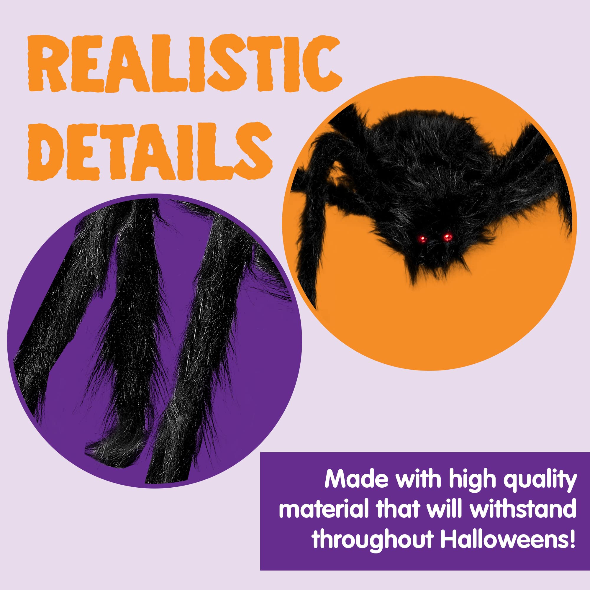 JOYIN spider adjustable legs bent into climbing pose for versatile displays