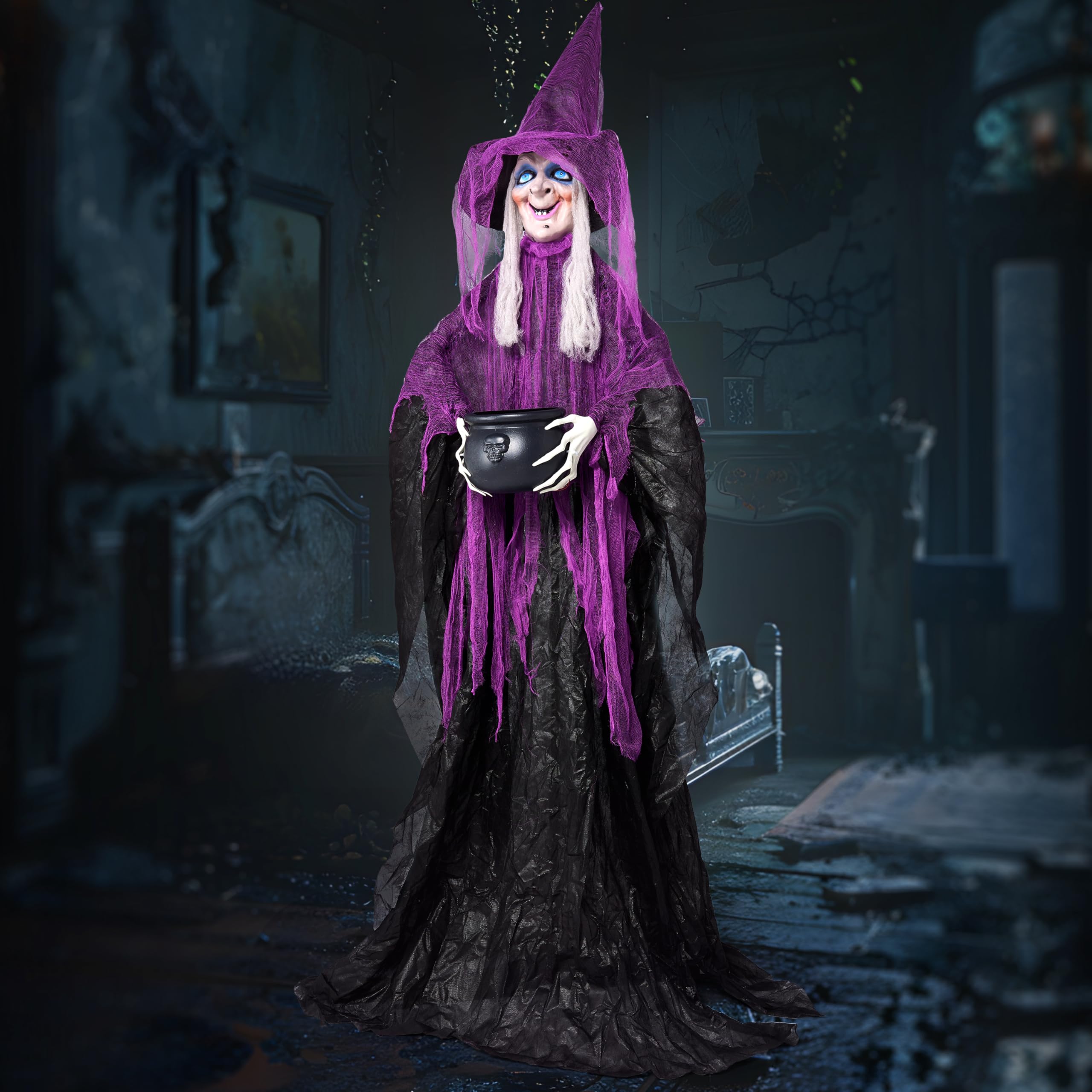 JOYIN witch assembly setup parts highlighting easy tool-free installation