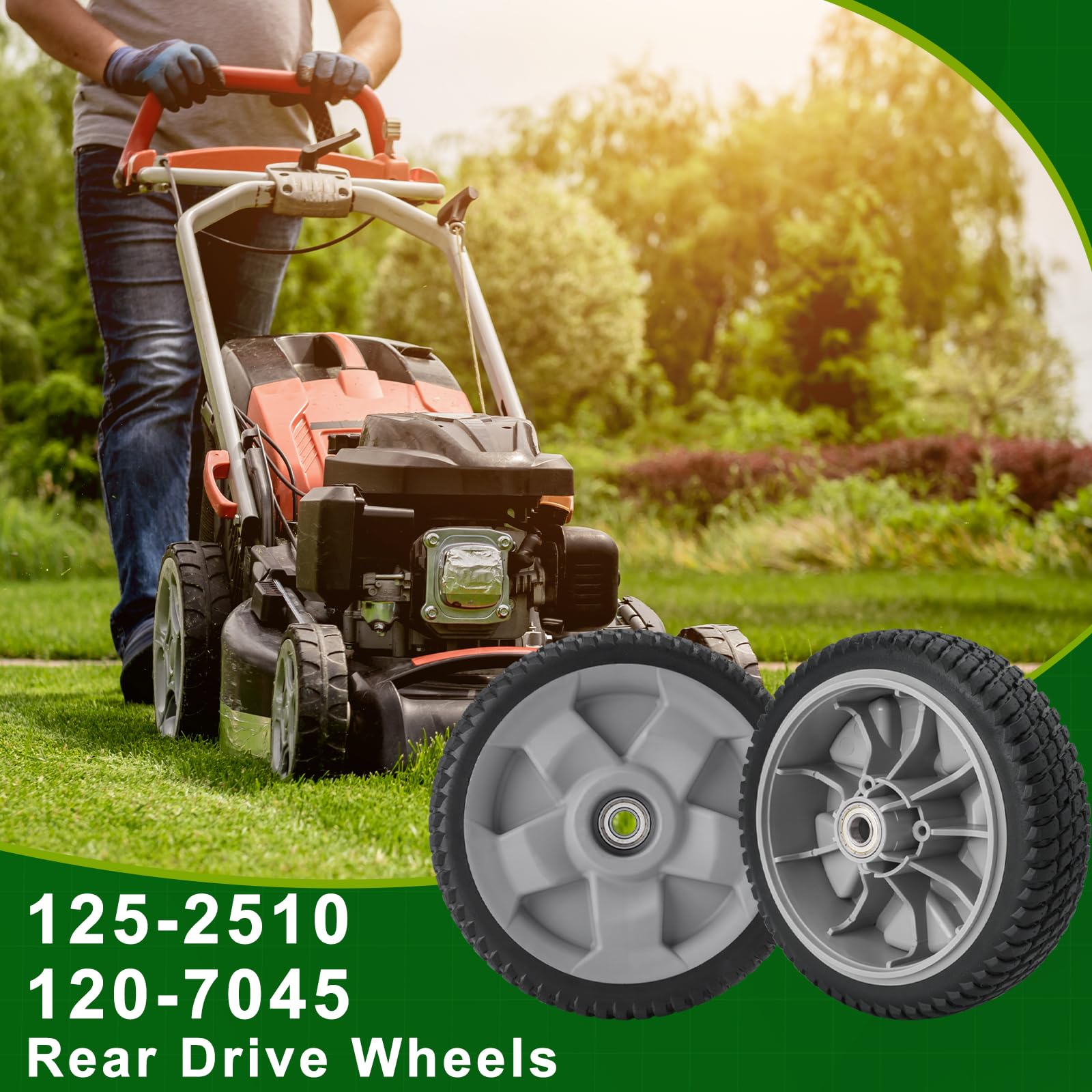 JSXDNWYJ wheels beside tape measure in garage showing scale and fit benefit