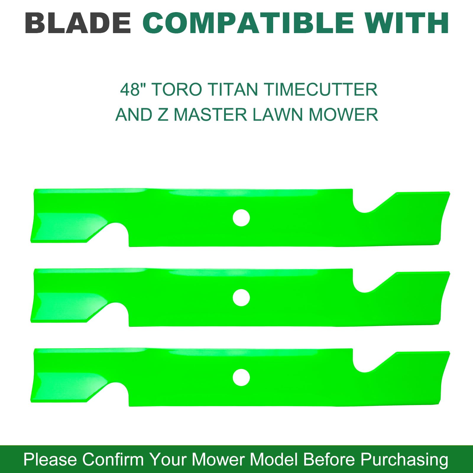 JSXDNWYJ centered mounting hole pattern matching Toro spindle benefit