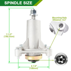 JSXDNWYJ close-up of spindle bearing for smooth blade rotation and durability