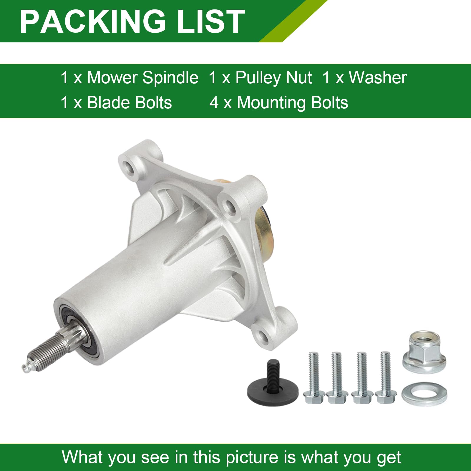 JSXDNWYJ spindle with blade removed illustrating straightforward replacement access