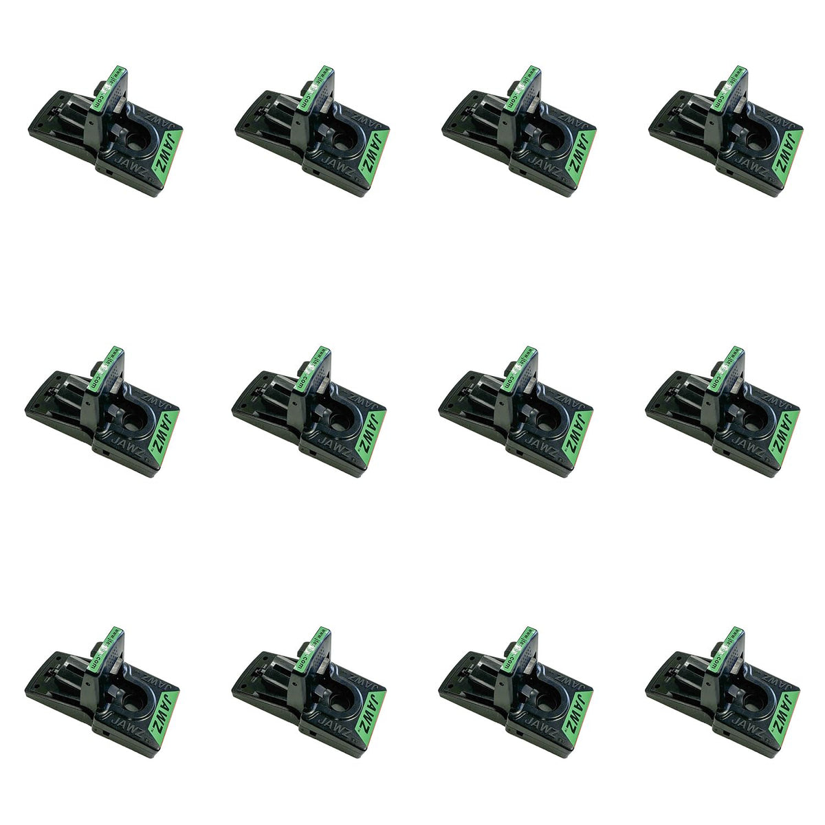 JT Eaton Jawz front view packaging showing 12-pack and safe design