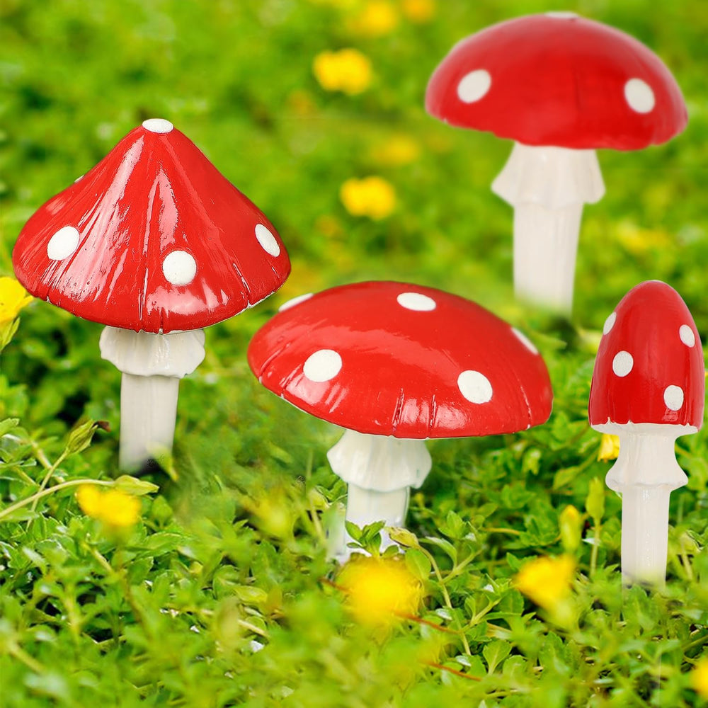 Juegoal clustered mushroom display creating focal point and natural grouping appeal