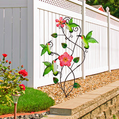 Juegoal close-up of painted hummingbird detail highlighting hand-finished texture and durability