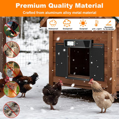 JUJOJB LCD control and remote visible, simplifies programmable door operation
