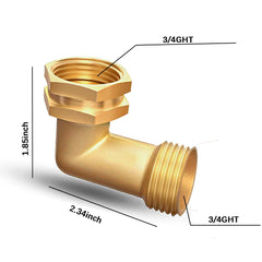 JUNHOME close-up of threaded end showing precise fit and leak prevention