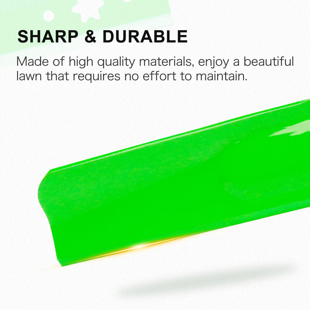 JXJKCZ blades cutting through tall grass demonstrating strong lift and efficient bagging