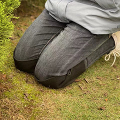 JYBTAA knee pads foam closeup highlighting soft padding that cushions knees during work