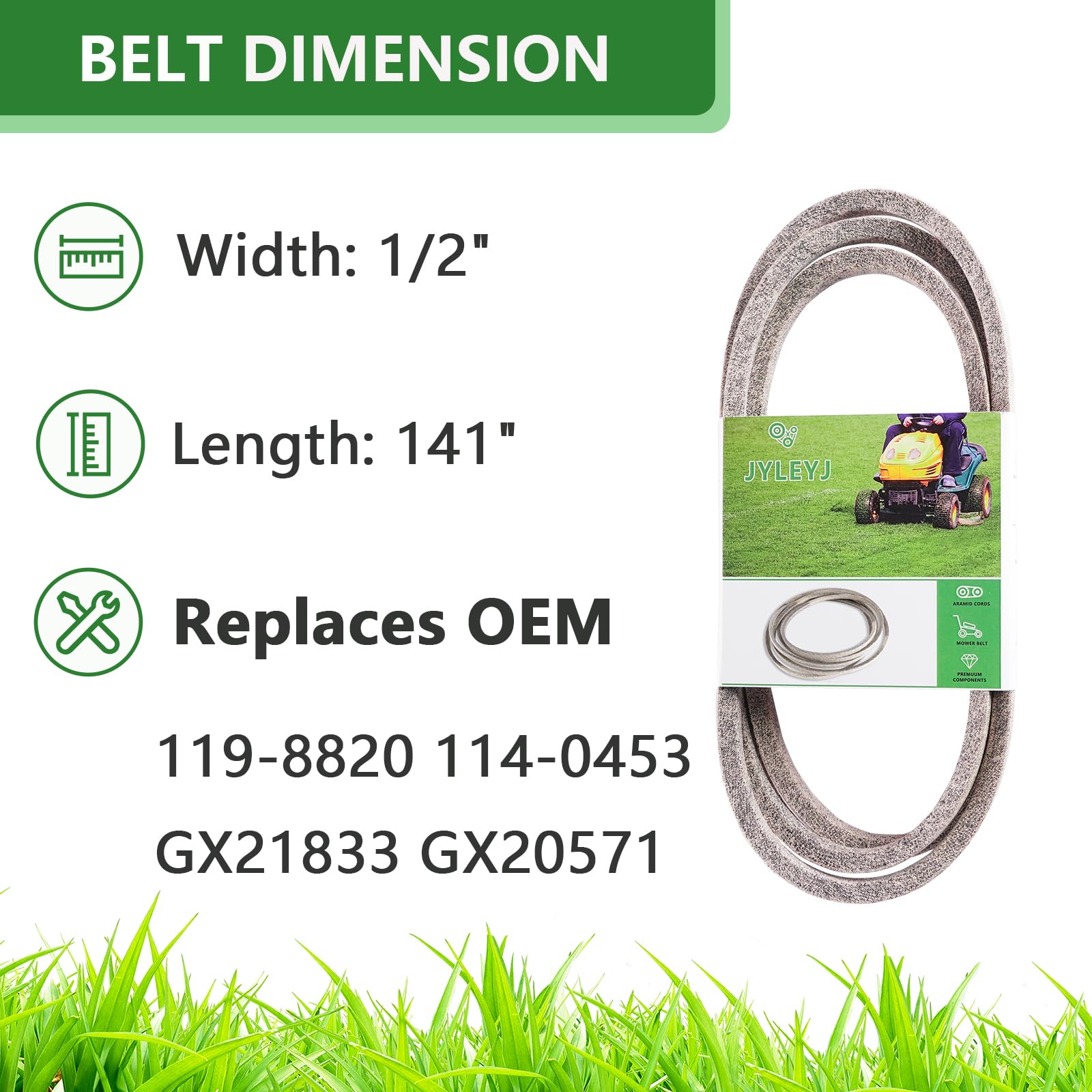 JYLEYJ installed on mower deck during replacement to demonstrate straightforward fitting benefit