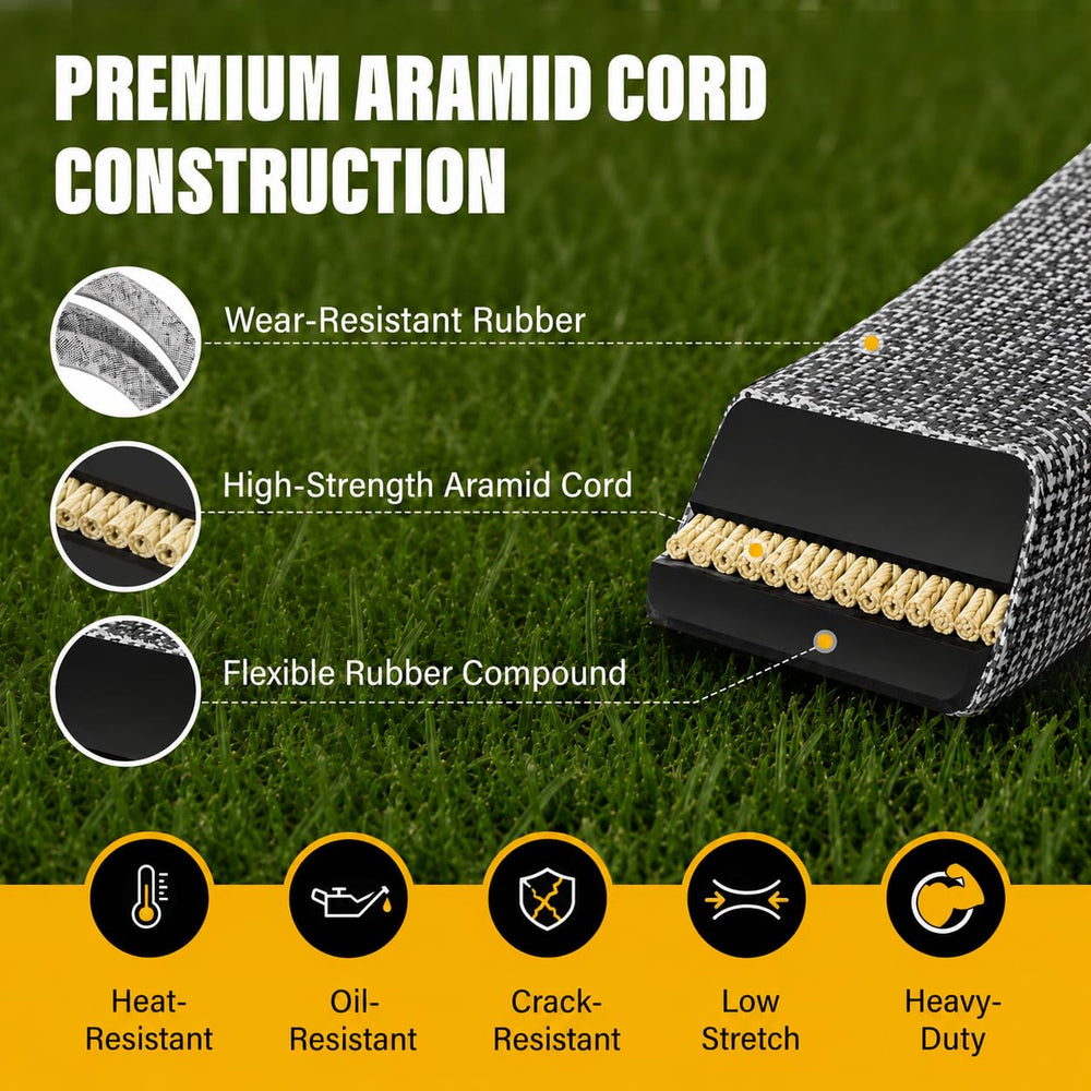 JZWON aramid cord close-up highlighting reinforcement and longer life