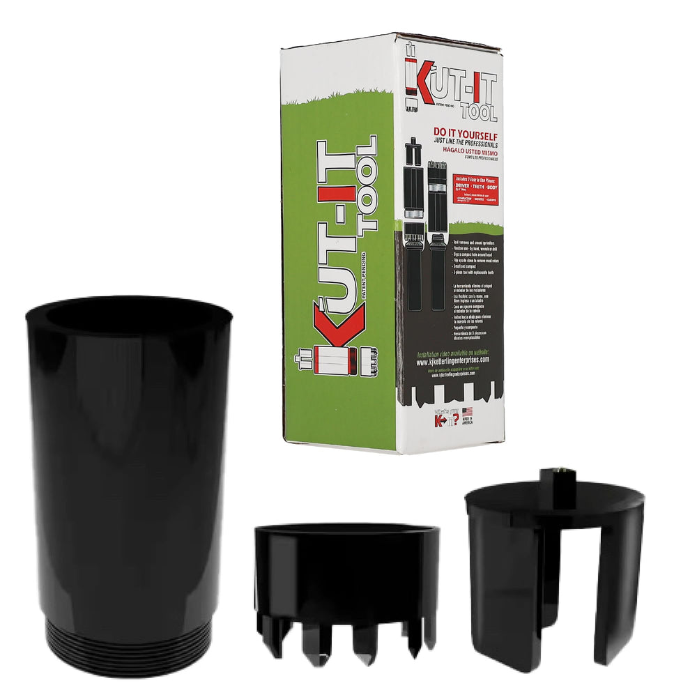 K-IT front view of KUT-IT tool showing compact design and instant access benefit