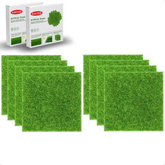 KAEZDD front packaging showing eight 6x6 grass tiles and product benefits