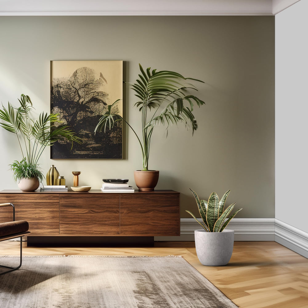 Kante planter with succulent arrangement demonstrating styling and scale