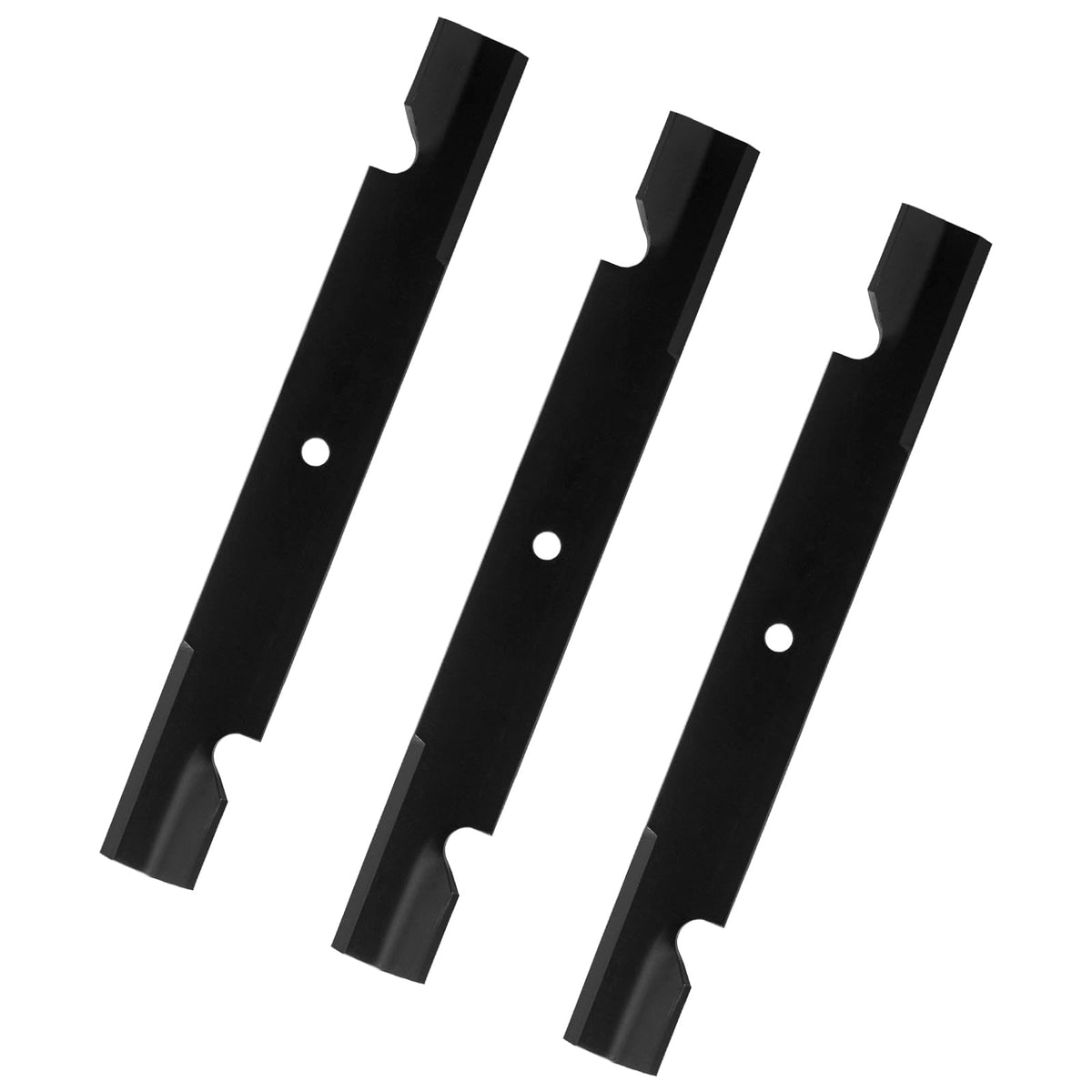 KANXAJJY front view of three blades showing complete 60-inch set and fit benefit