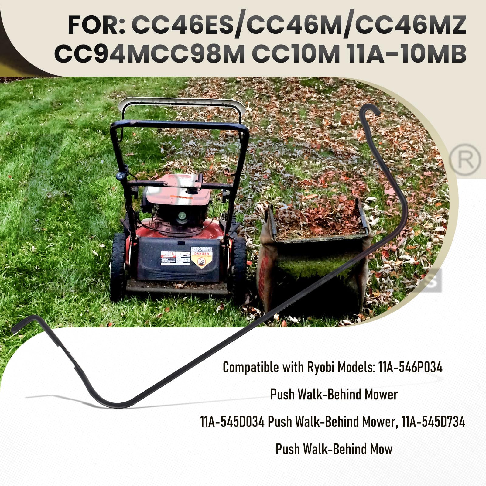 Karbay in use on lawn mower demonstrating restored control and safe operation