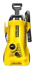Kärcher K2 front view showing compact design and controls for easy transport