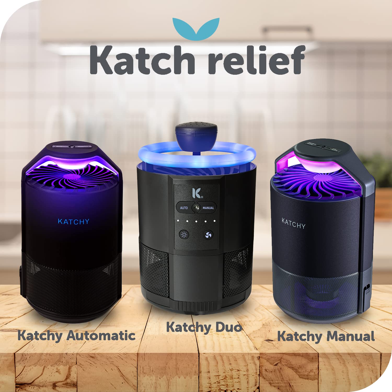 KATCHY stacked spare pads for organized storage and ready replacements