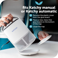 KATCHY used board covered in trapped insects showing cleaning convenience