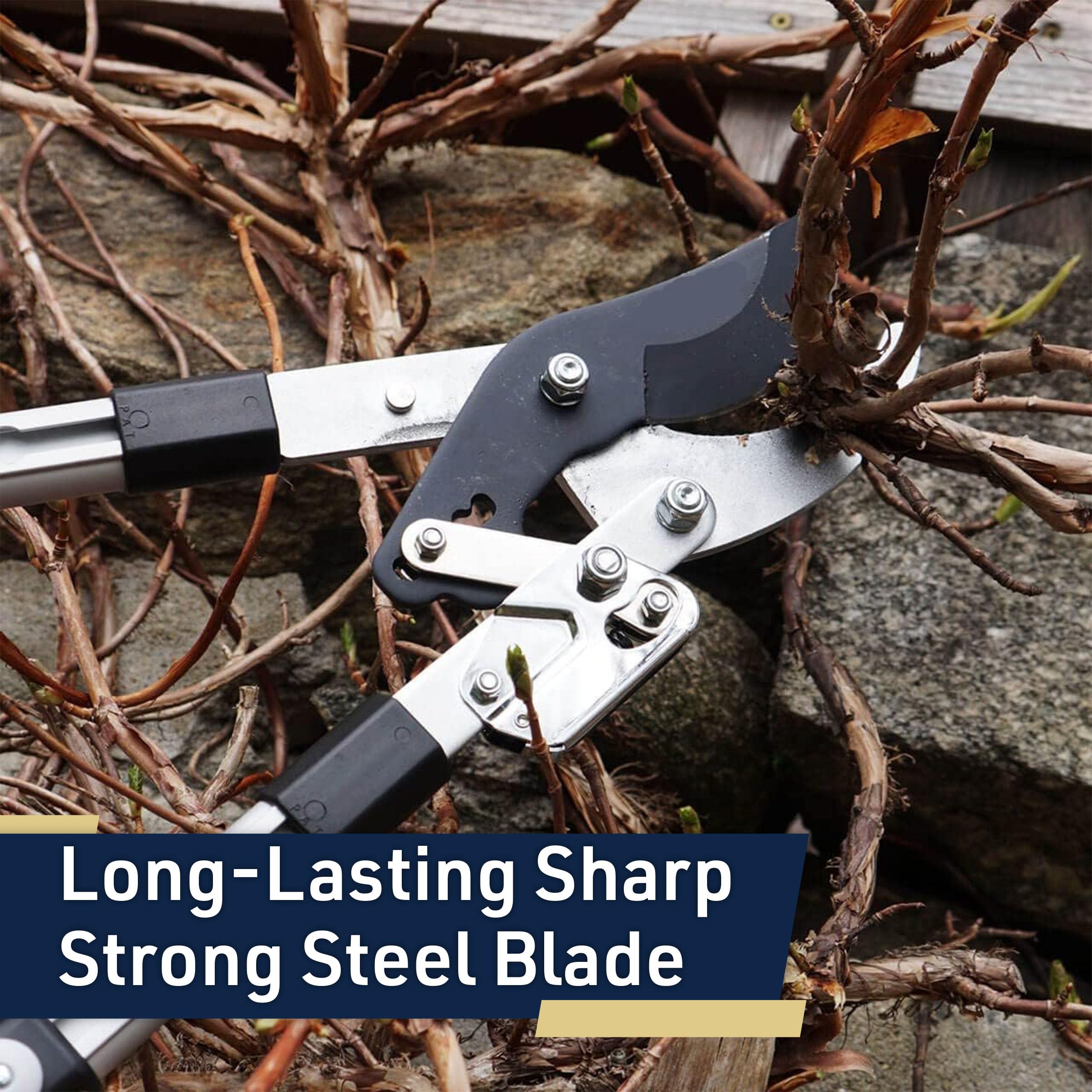 Kings County Tools rubber grips and pin-lock for comfortable secure handling during use
