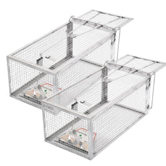 Kensizer front view of two traps showing packaging and ready-to-use convenience