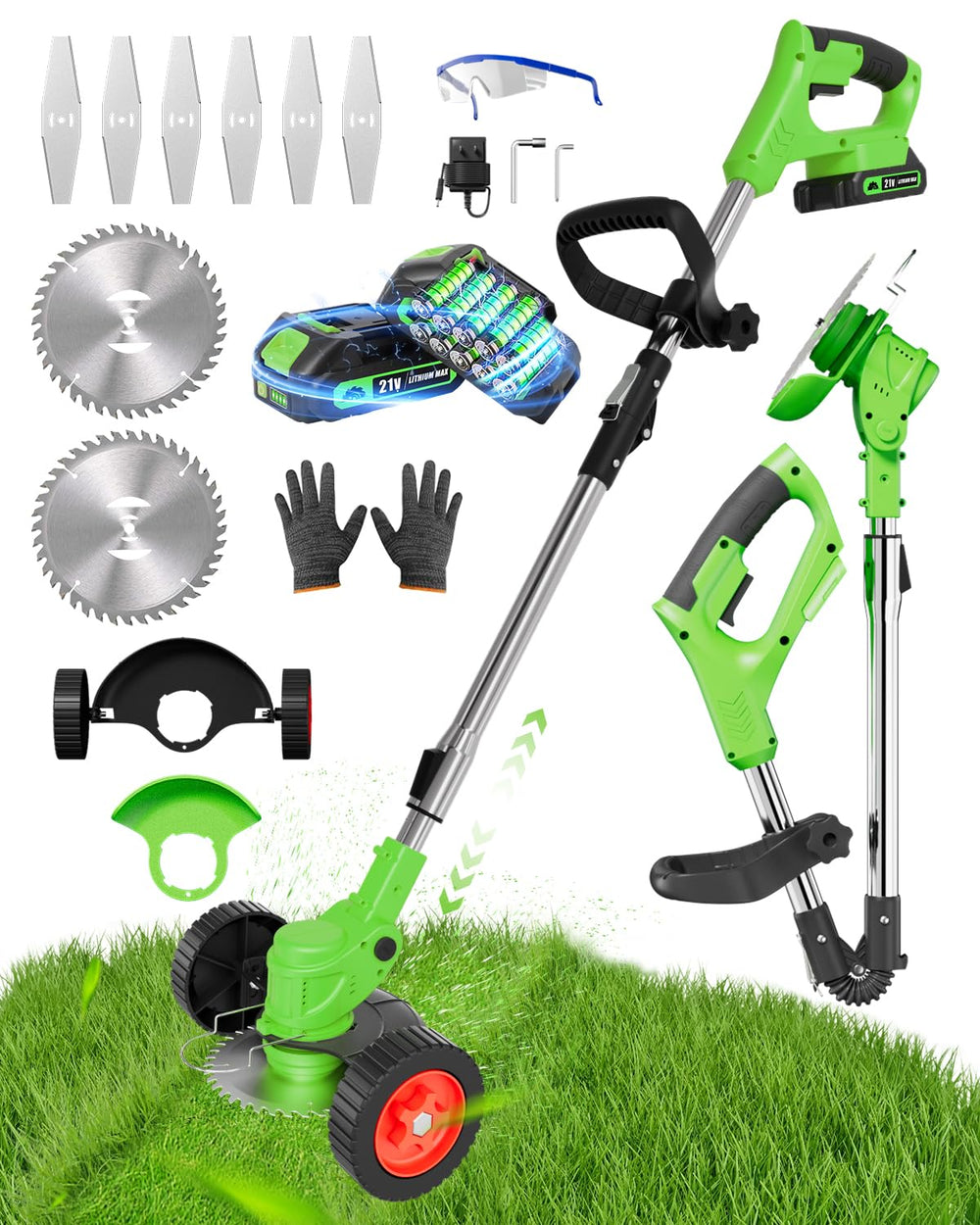 KFM front angle trimmer showing design and portability benefit