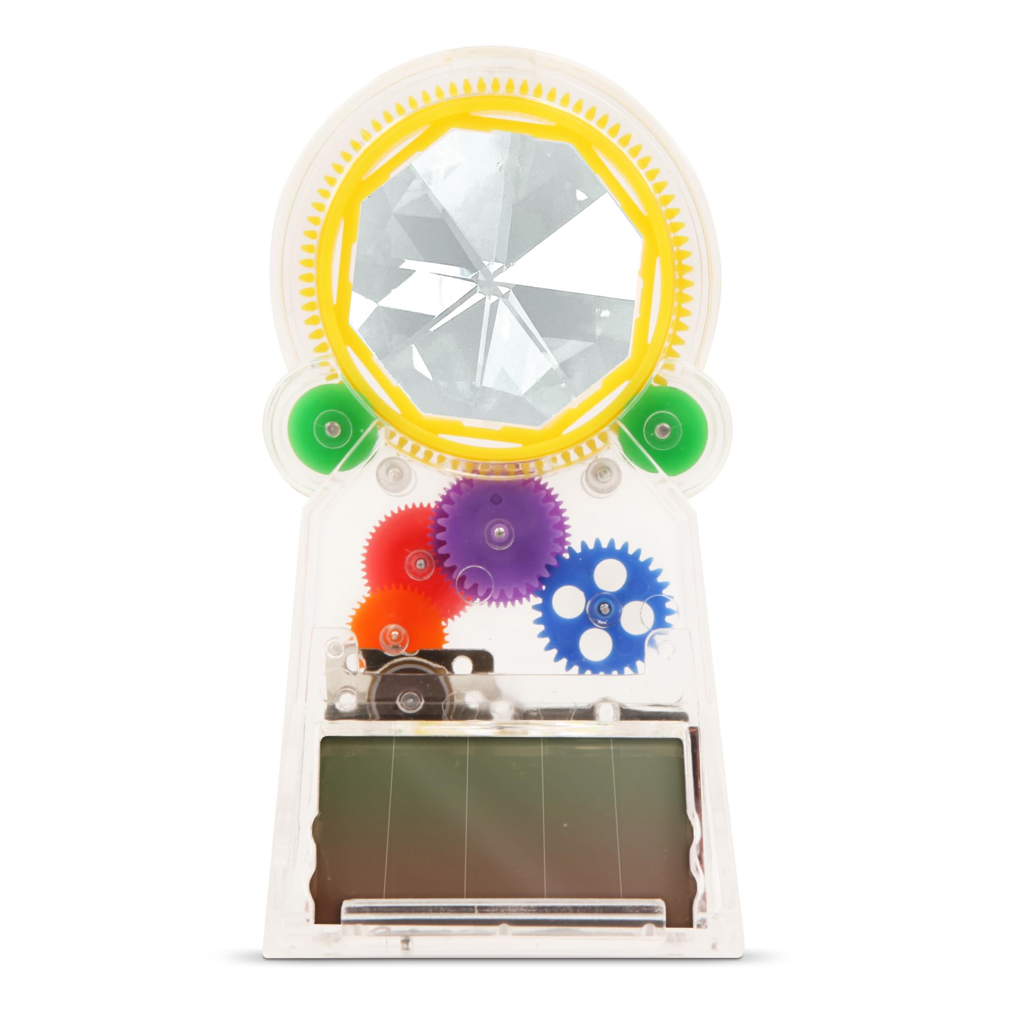 Kikkerland front view of prism suncatcher showing colorful design and charm
