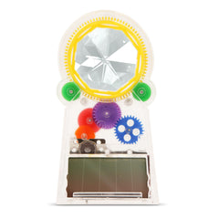 Kikkerland front view of prism suncatcher showing colorful design and charm