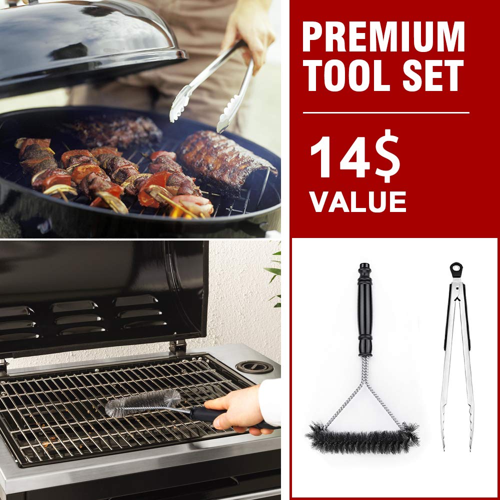 Kingkong lifestyle backyard setting shows all-weather grill protection