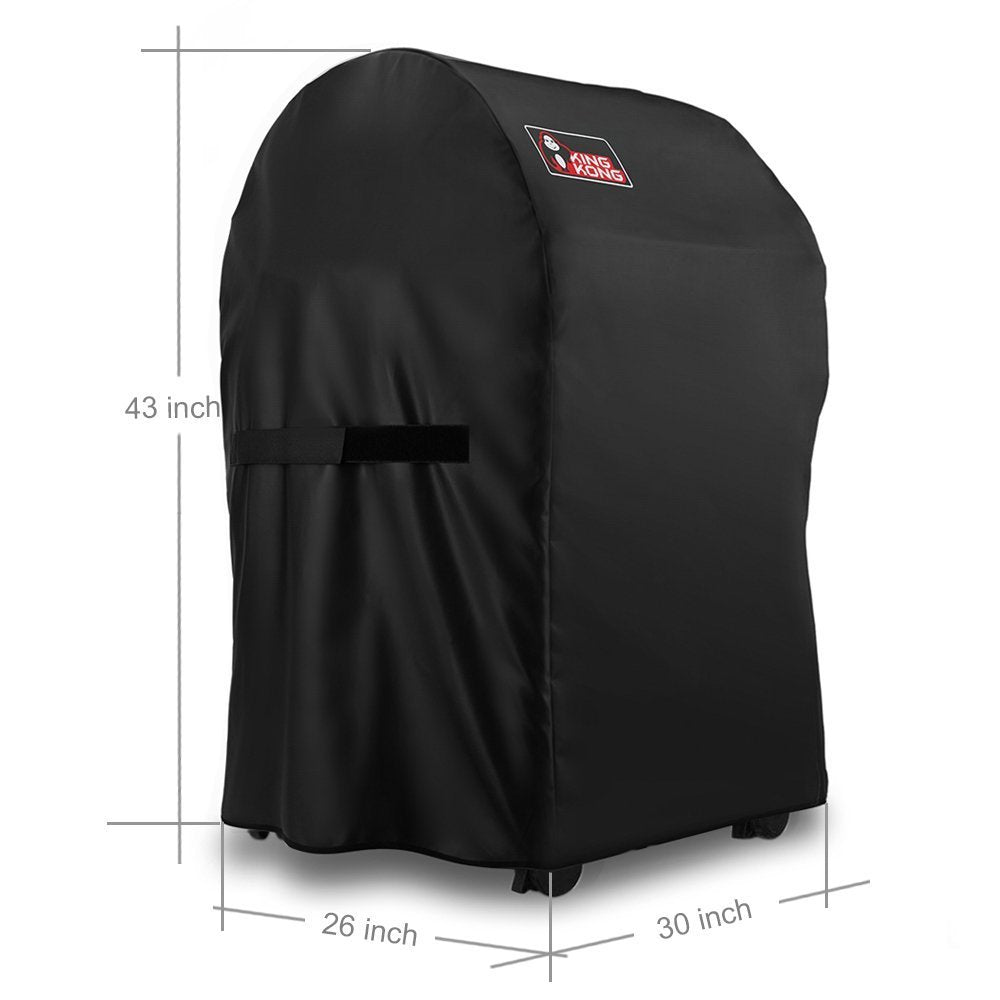 Kingkong side Velcro strap detail securing cover tight in wind