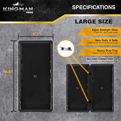 KINGMAN PRIME close-up of adhesive surface showing tacky texture for higher capture
