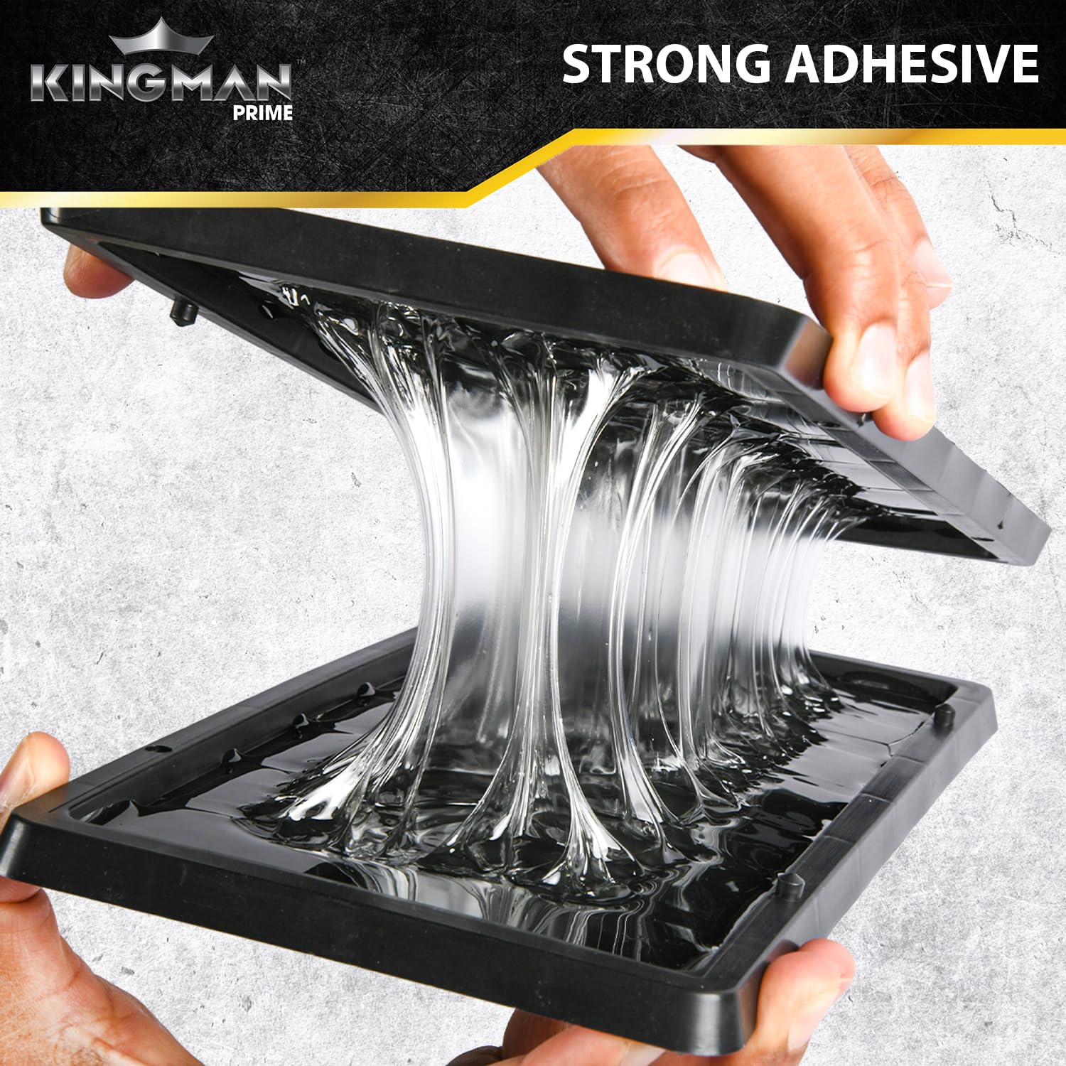 KINGMAN PRIME tray next to a ruler showing large size for improved coverage