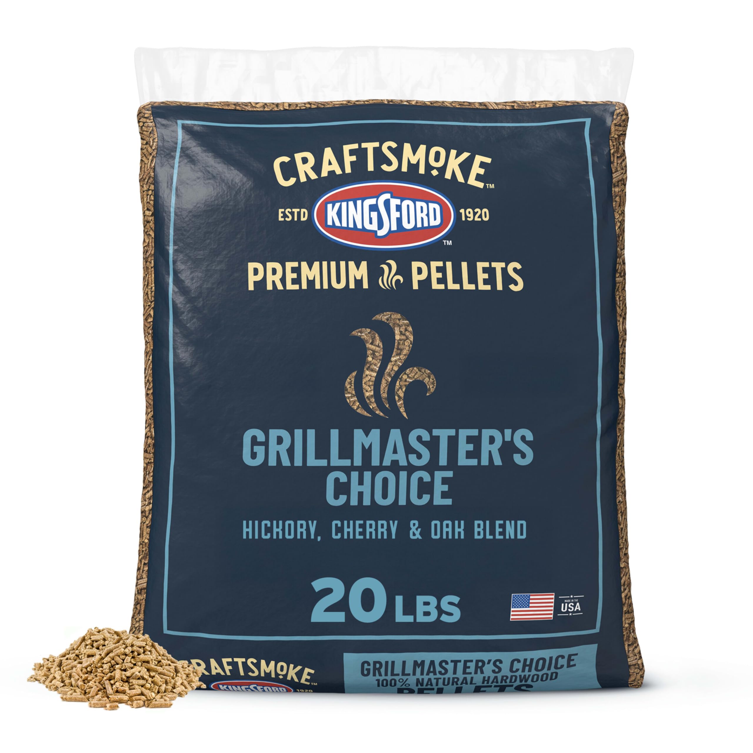 kingsford bag front packaging showing brand and blend for easy identification
