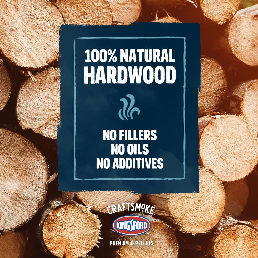 kingsford pellets inside grill hopper ready for reliable feed and steady smoke