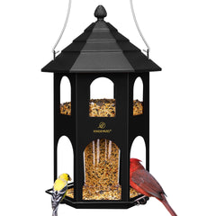 Kingsyard front view hanging feeder showing overall silhouette and ease of installation