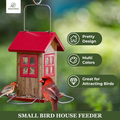 Kingsyard transparent window displaying seed level for easy refill monitoring