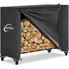 Kipiea front view on log rack showing full protection benefit