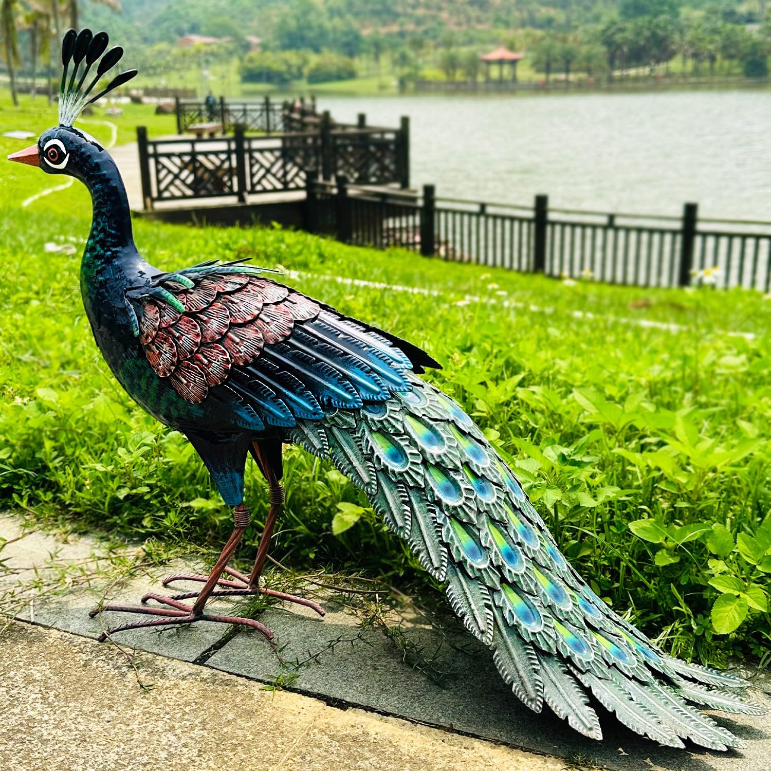 Kircust peacock packaged gift box for presenting as a thoughtful present