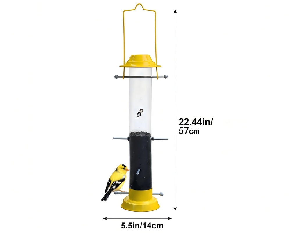 KiRuan metal perches and feeding ports arranged for multiple birds