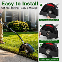 KOCBSYY blade edge profile highlighting cutting surface for clean edging benefit