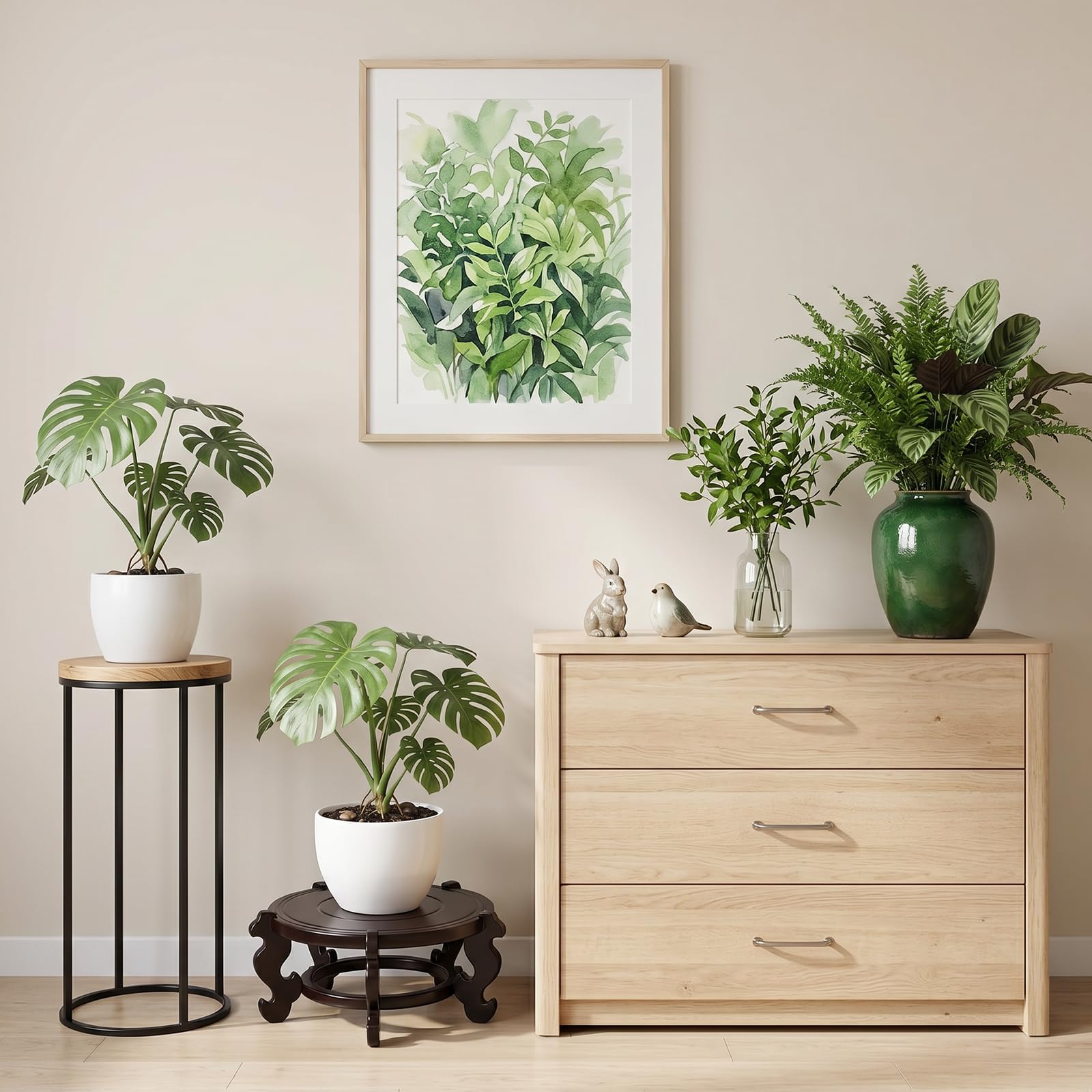 KongTiva stand holding a vase to showcase display effect and elevated visibility