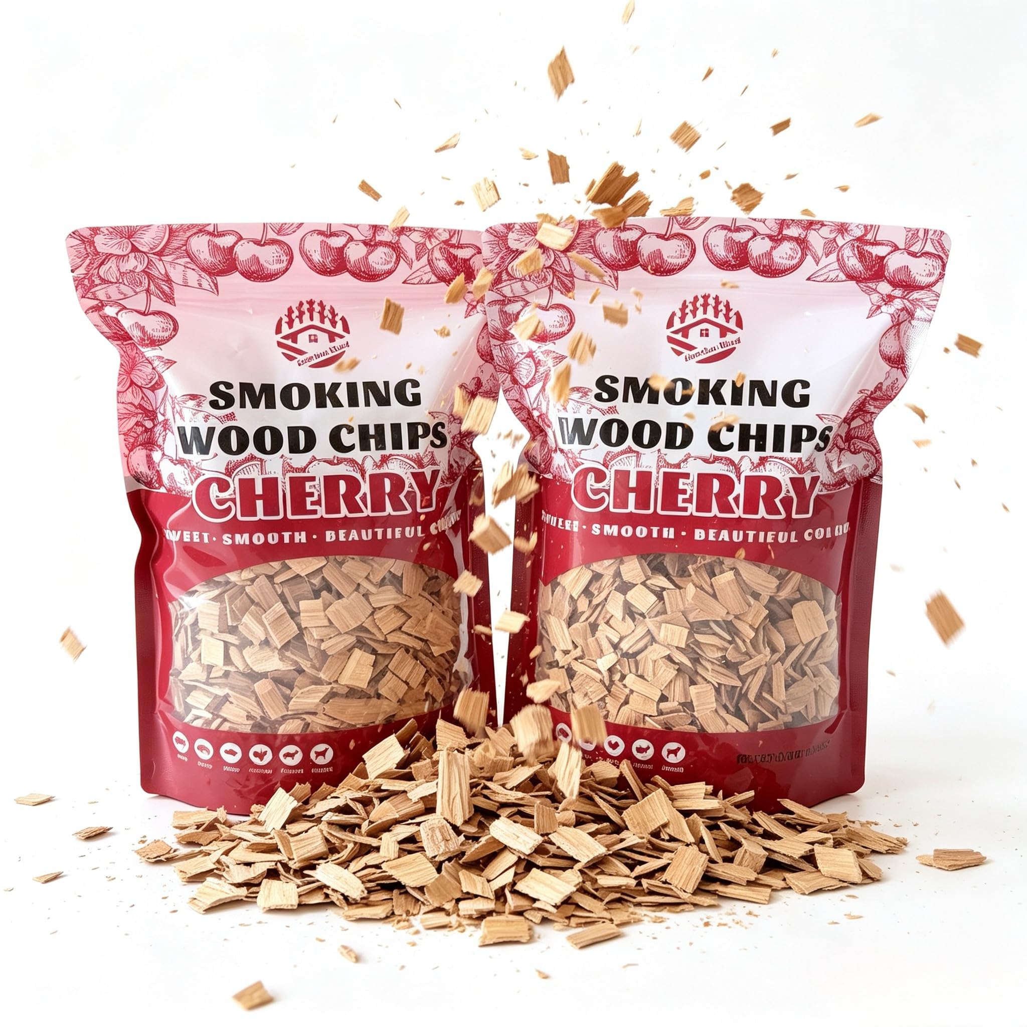 KORELION WOOD front packaging showing 2 resealable bags and clear labeling benefit: easy storage