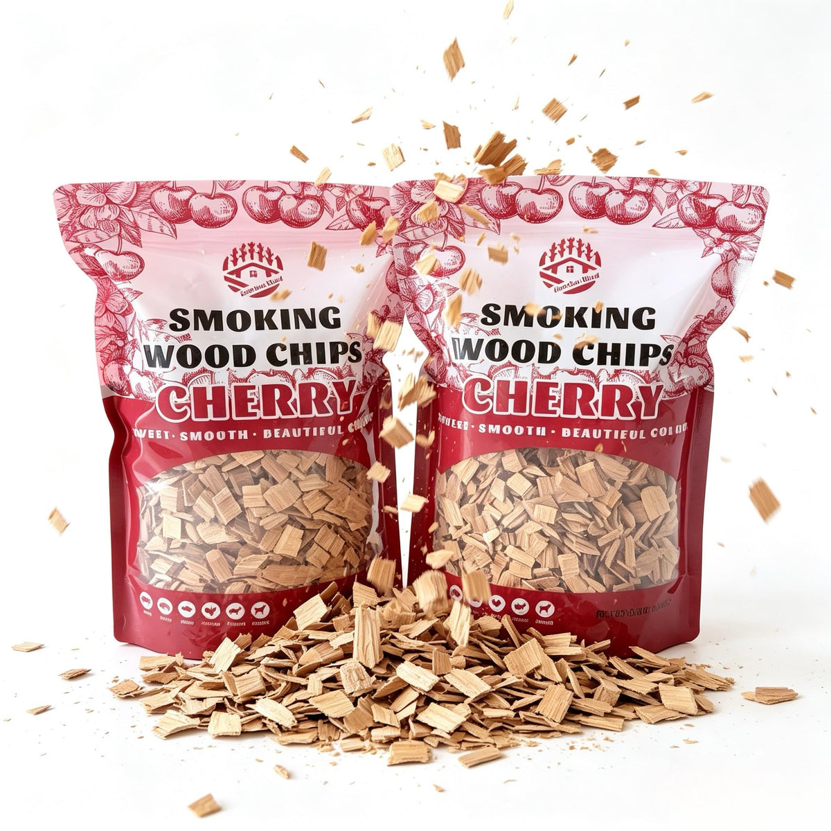 KORELION WOOD front packaging showing 2 resealable bags and clear labeling benefit: easy storage