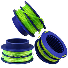 Kudoosen front packaging showing Kobalt-compatible replacement spools and part numbers, quick swap benefit