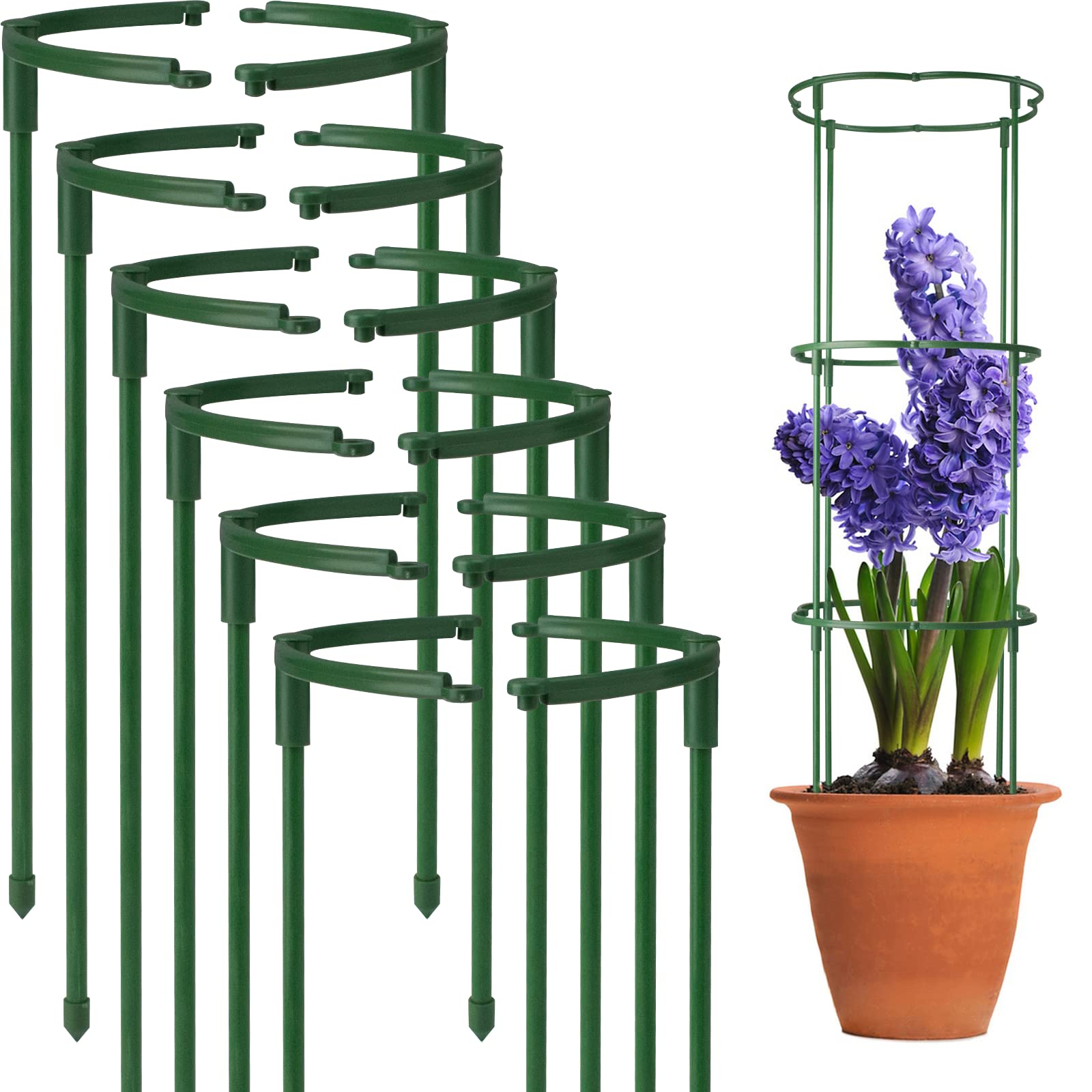 kulusion front packaging showing twelve stakes and quick setup benefit